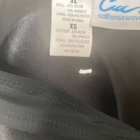 NWOT California Waves BLACK Juniors' Underwire Push-up Bikini Swim Top - Picture 8 of 9